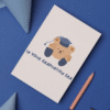 Era Grad Card 2 In Your Graduation Era Card – Fun, Trendy Graduation Card with Bear