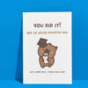 Never doubt grad card 3 You Did It Funny Graduation Card –Handmade Congrats Card