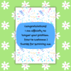 No Longer problem teacher card 1 Officially No Longer Your Problem – Funny Teacher Thank You Card