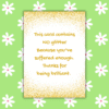 No glitter teacher card 1 No Glitter You've Suffered Enough – Funny Thank You Teacher Card