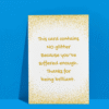 No glitter teacher card 3 No Glitter You've Suffered Enough – Funny Thank You Teacher Card