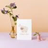 Thank Ewe Sheep Card – Adorable Thank You Greeting Card