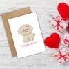 Funny Thanks Bitch Dog Card – Playful Thank You Card