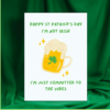Irish Vibes (1) Funny St Patrick’s Day Card – I’m Not Irish, Just Committed to the Vibes