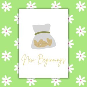 New Beginnings – Seed Bag Imbolc Greeting Card