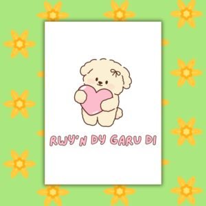 Rwy’n Dy Garu Di – Welsh Love Card for St Dwynwen’s Day & Valentine’s Day