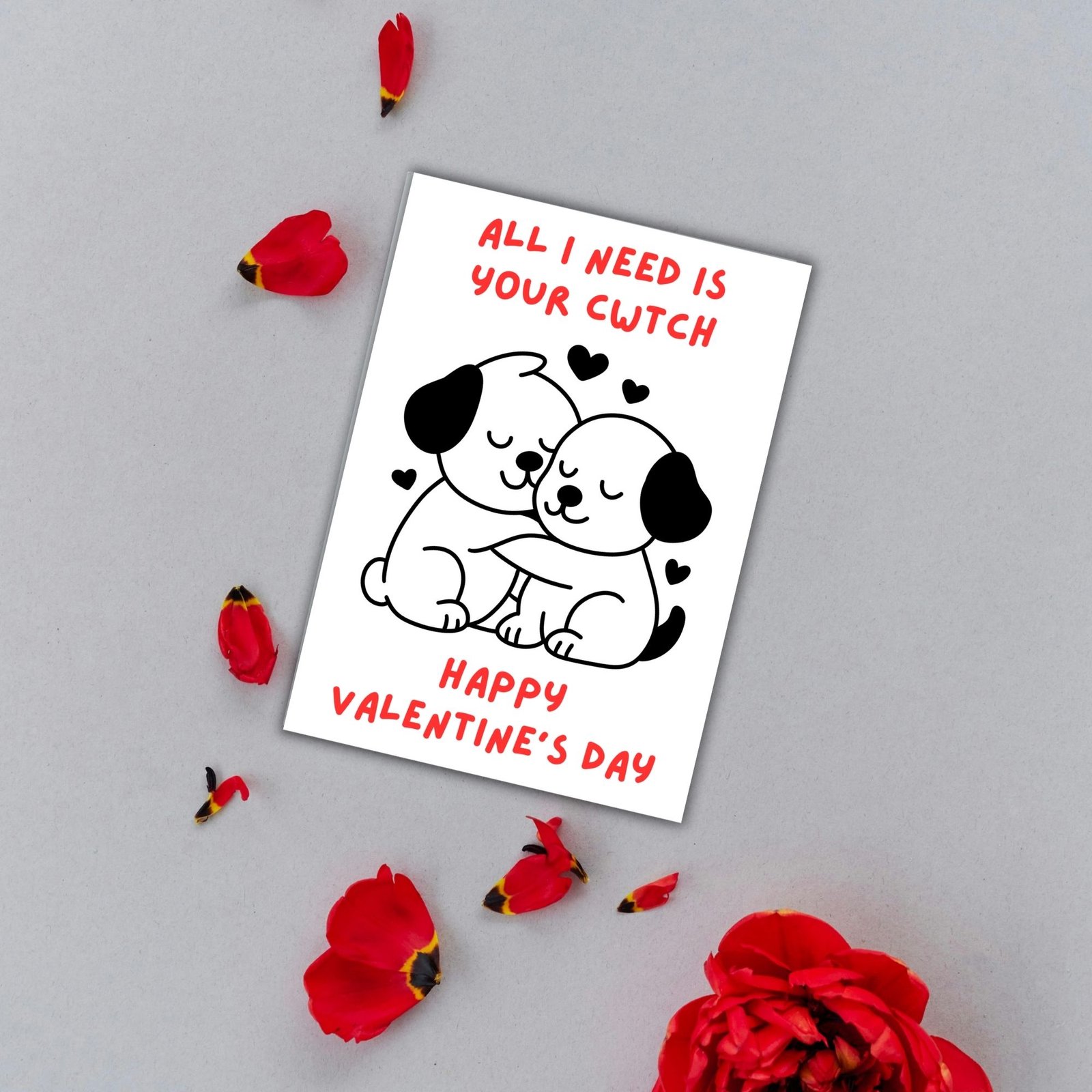 All I Need Is Your Cwtch – Welsh Valentine’s Card - Image 4
