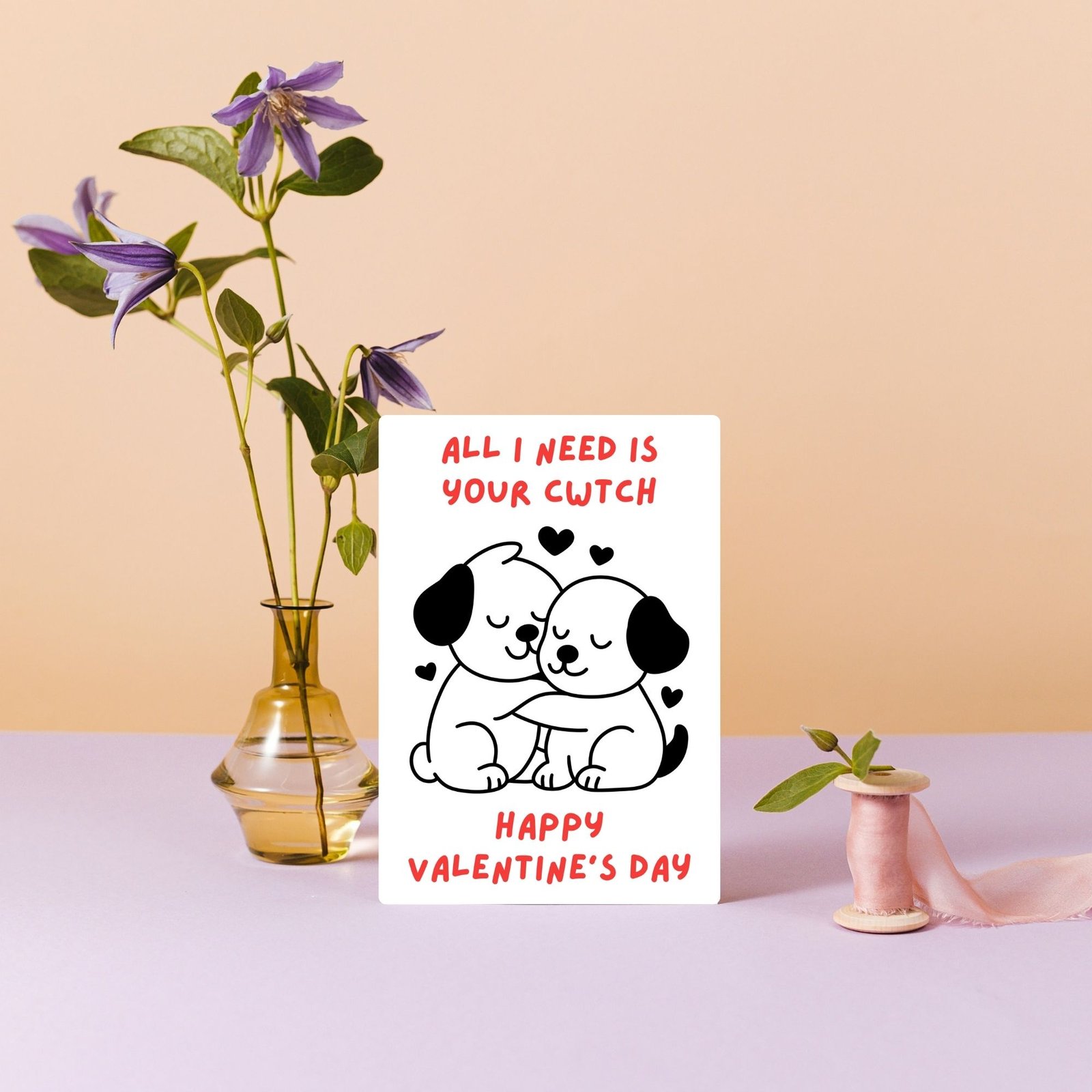 All I Need Is Your Cwtch – Welsh Valentine’s Card - Image 3