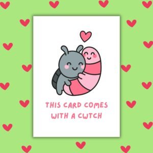 This Card Comes With a Cwtch – Welsh Valentine’s Card