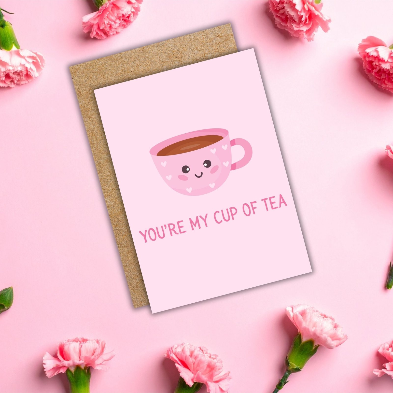 You’re My Cup of Tea Valentine’s Day Card | Tea Lover Love Card - Image 5