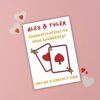 You Make a Perfect Pair Personalised Engagement Card  - Aces Design