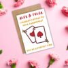 You Make a Perfect Pair Personalised Engagement Card  - Aces Design