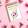 Engagement perfect pair kings (4) You Make a Perfect Pair Personalised Engagement Card – Two Kings Design