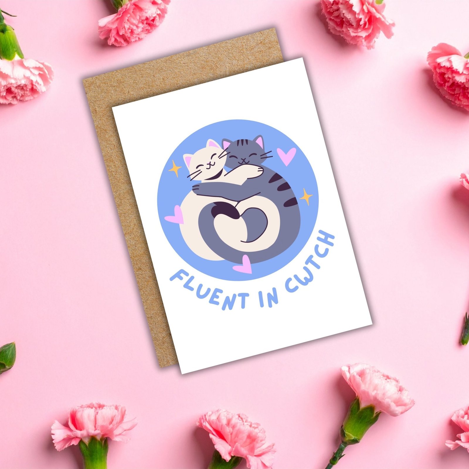 Fluent in Cwtch – Welsh Valentine’s Card - Image 5