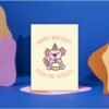 HBD Axolotl (4) Happy Birthday From The Axolotl Card