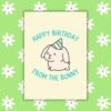 HBD Bunny Happy Birthday From The Bunny Card