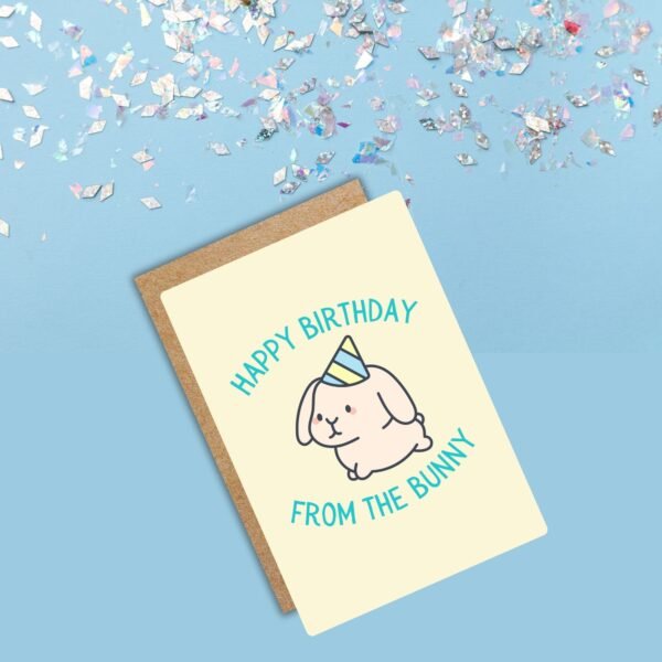HBD Bunny (3) Happy Birthday From The Bunny Card