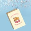 HBD Cat (3) Happy Birthday From The Cat Card