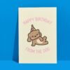 HBD Dog (2) Happy Birthday From The Dog Card