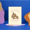 HBD Dog (4) Happy Birthday From The Dog Card