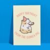 Happy Birthday From The Guinea Pig Card