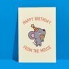 HBD Mouse (2) Happy Birthday From The Mouse Card