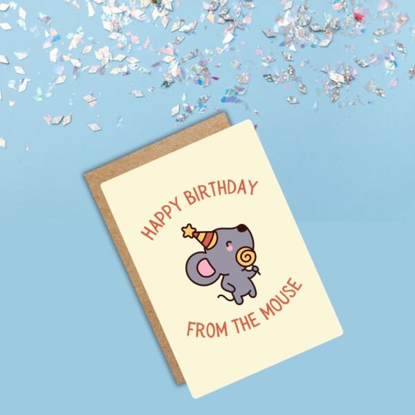 HBD Mouse (3) Happy Birthday From The Mouse Card