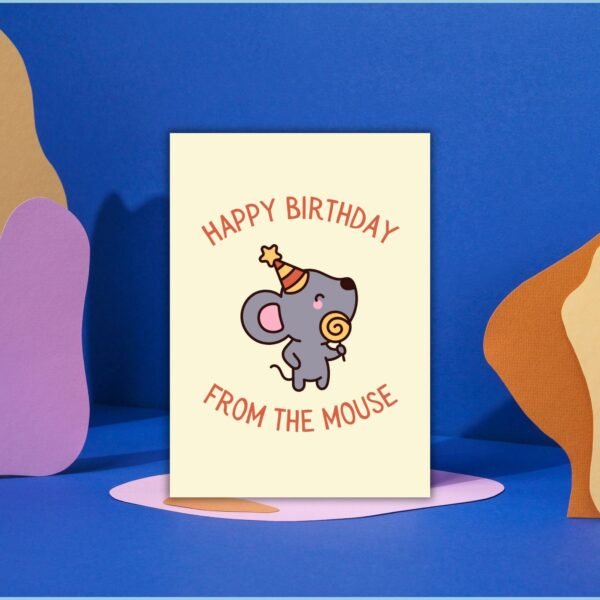 HBD Mouse (4) Happy Birthday From The Mouse Card
