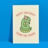 HBD Snake (2) Happy Birthday From The Snake Card