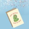 HBD Snake (3) Happy Birthday From The Snake Card