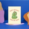 HBD Snake (4) Happy Birthday From The Snake Card