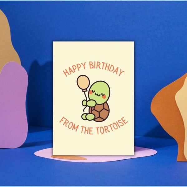 HBD Tortoise (4) Happy Birthday From The Tortoise Card