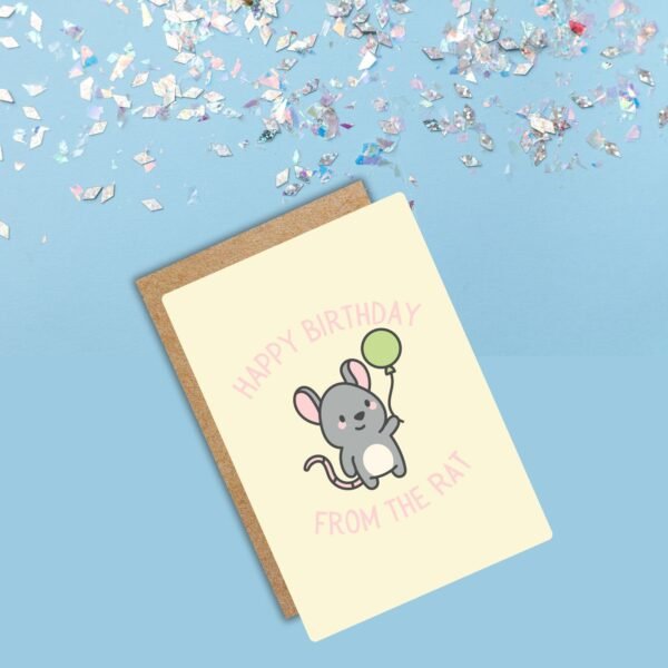 HBD rat (4) Happy Birthday From The Rat Card
