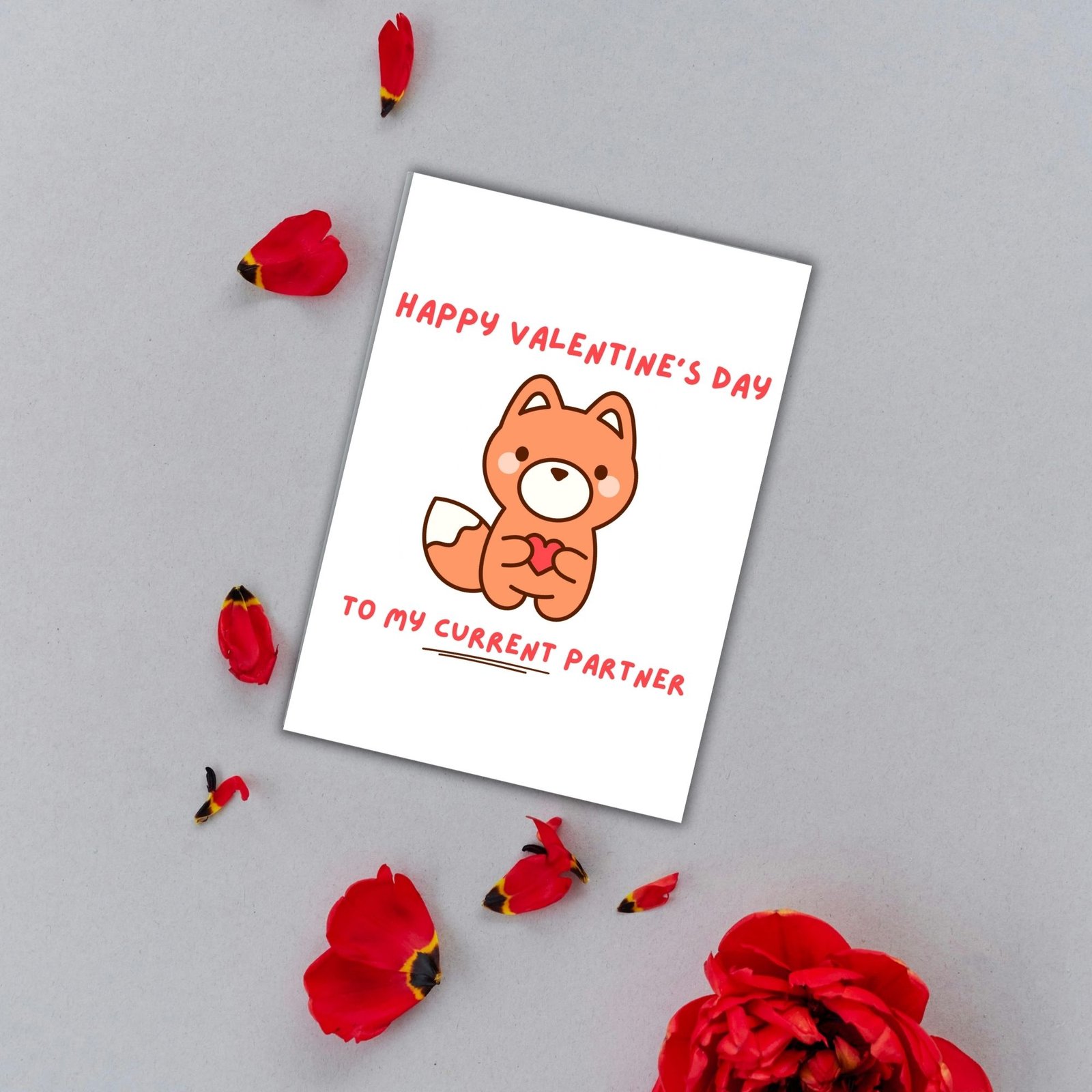 Happy Valentine’s Day to My Current Partner – Funny Valentine’s Card - Image 3