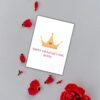 Happy Valentine’s Day Queen – Crown Valentine’s Card