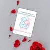 Happy Galentine's Emotional Support Human (2) Thanks For Being My Emotional Support Human – Galentine’s Day Card 💖
