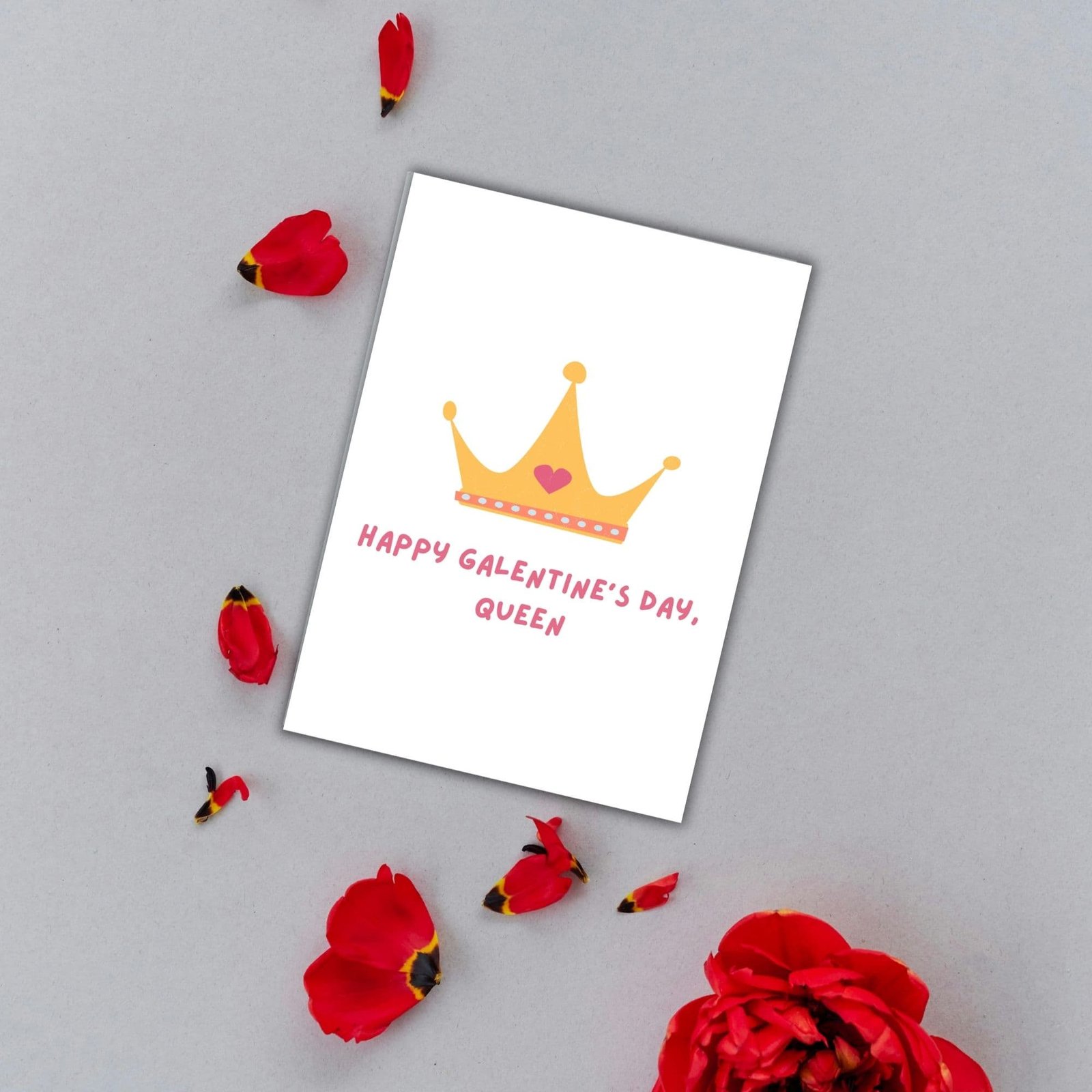 Happy Galentine’s Day Queen – Crown Galentine’s Card 👑💖 - Image 5