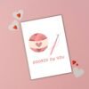 Hooked On You – Cute Valentine’s Card with Yarn & Crochet Hook