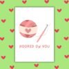 Hooked On You – Cute Valentine’s Card with Yarn & Crochet Hook