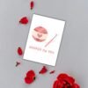 Hooked On You – Cute Valentine’s Card with Yarn & Crochet Hook