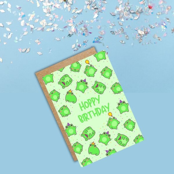 Hoppy Birthday (2) Hoppy Birthday β Funny Frog Birthday Card