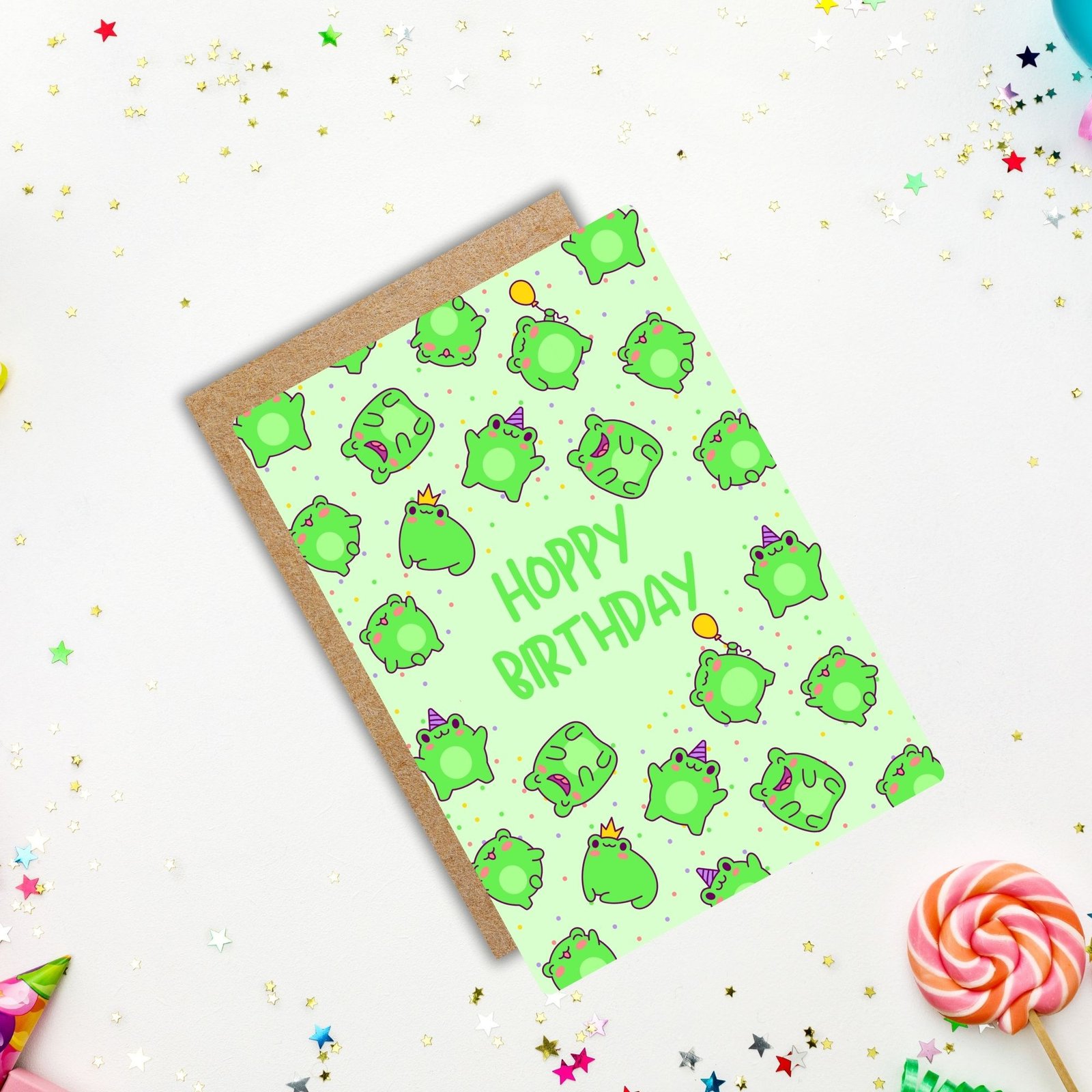 Hoppy Birthday β Funny Frog Birthday Card - Image 5