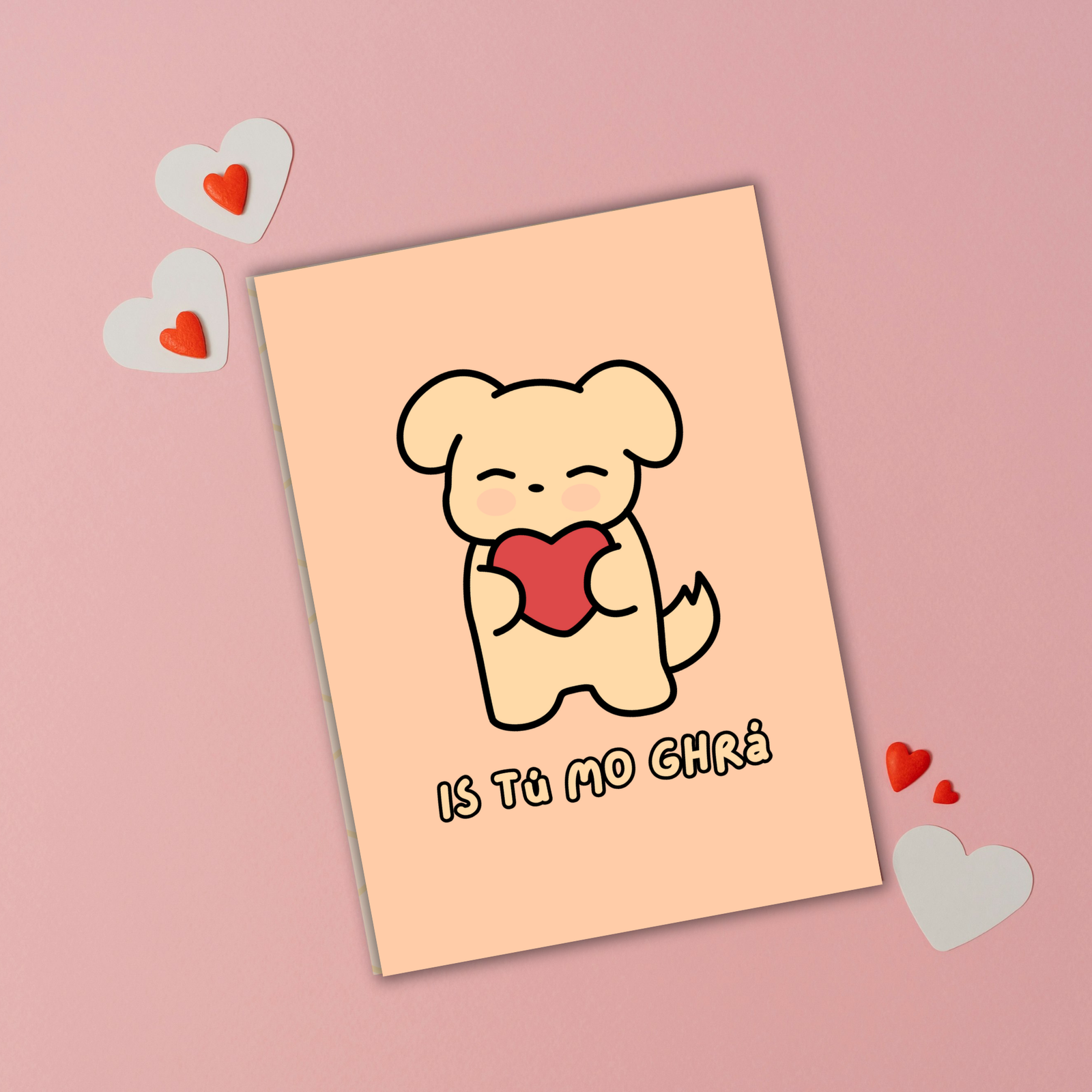 Is Tú Mo Ghrá – Gaeilge Irish Language Valentine’s Day Card - Image 2