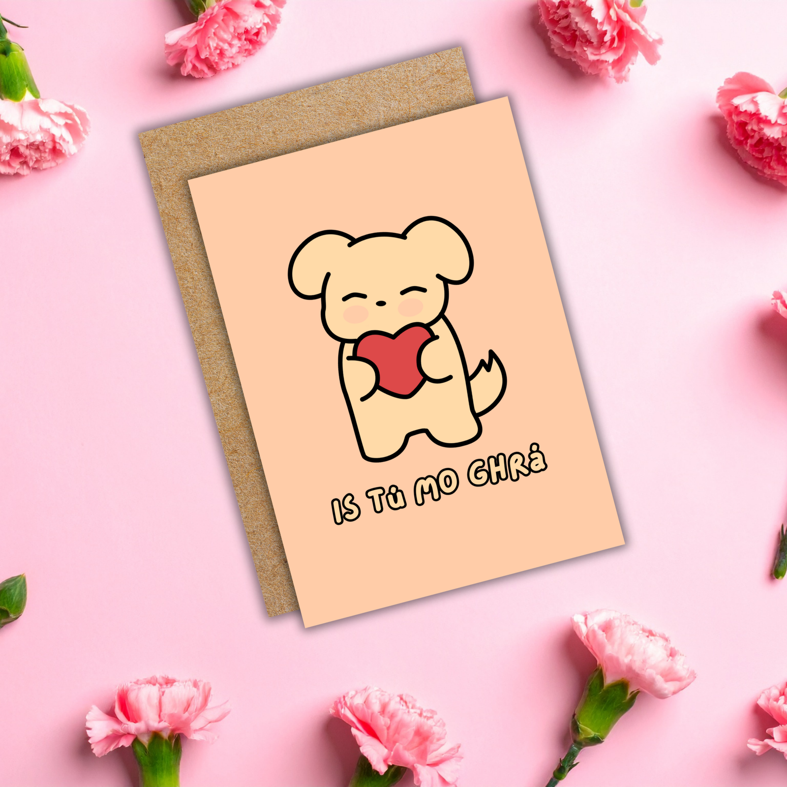 Is Tú Mo Ghrá – Gaeilge Irish Language Valentine’s Day Card - Image 5