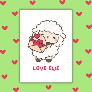 Love Ewe – Cute Valentine’s Card