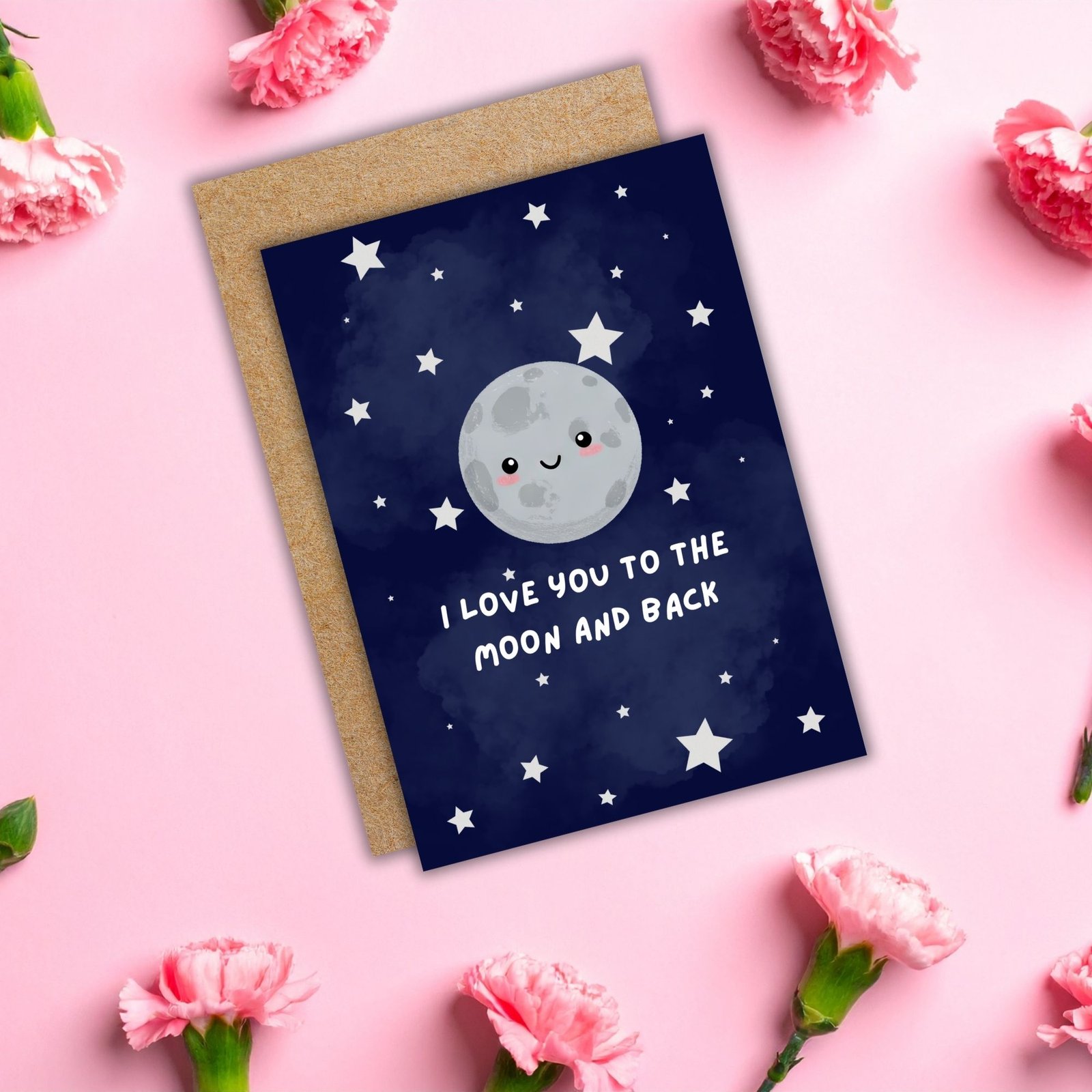 I Love You to the Moon and Back – Valentine Love Card - Image 5