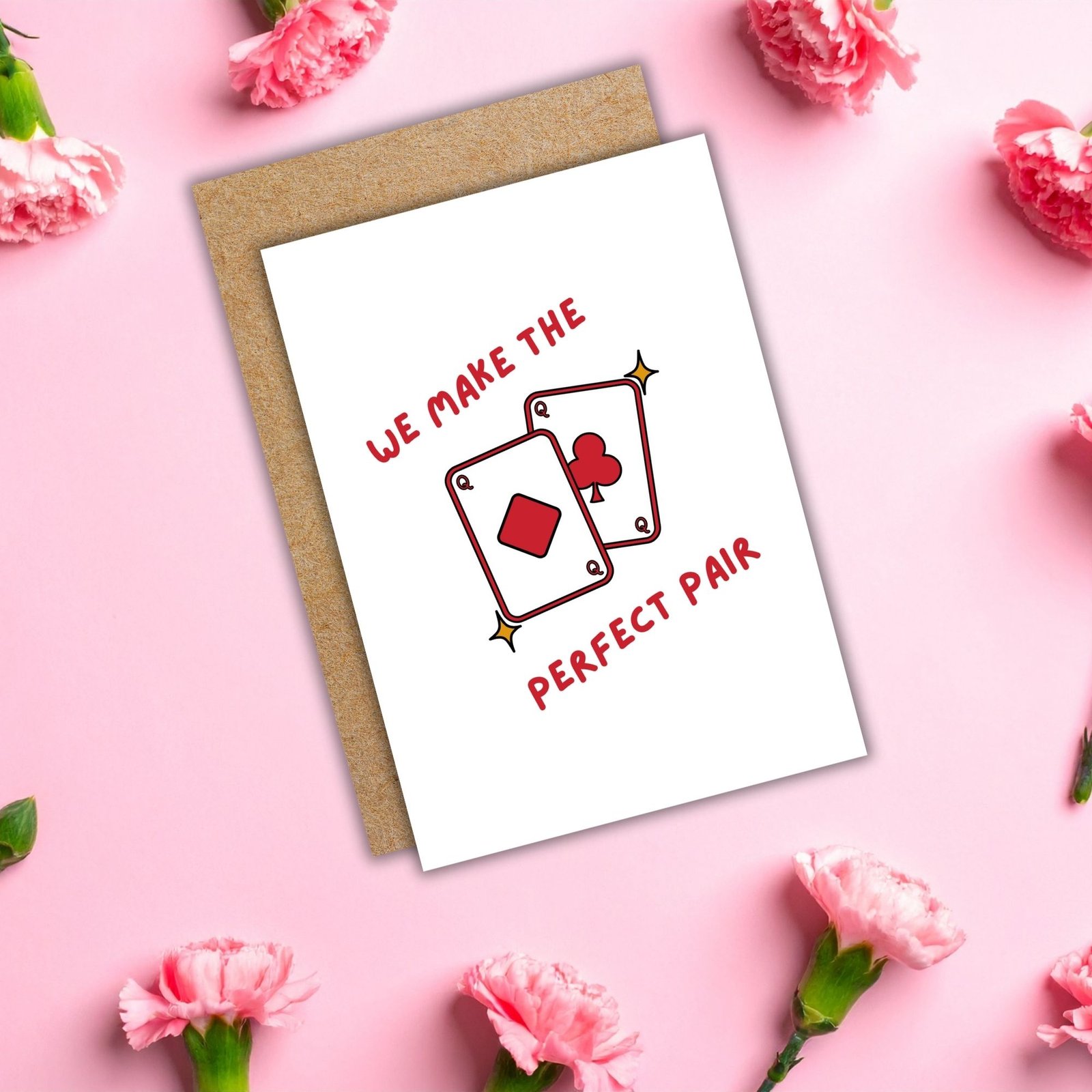 We Make the Perfect Pair Valentine’s Card Queen – Same Sex Valentine - Image 5