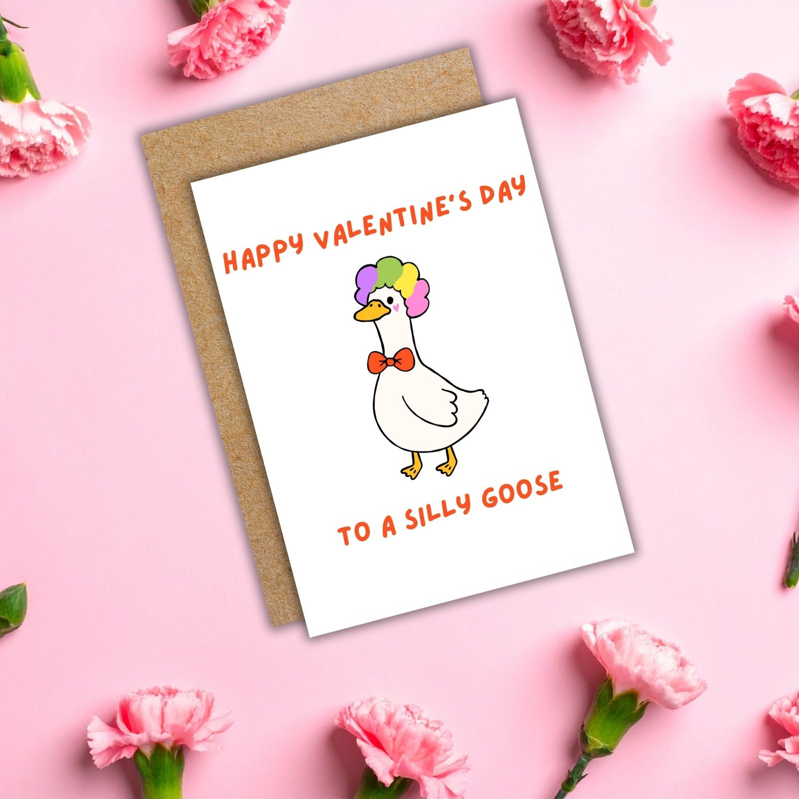 Happy Valentine’s Day to a Silly Goose – Funny Animal Valentine’s Card - Image 5