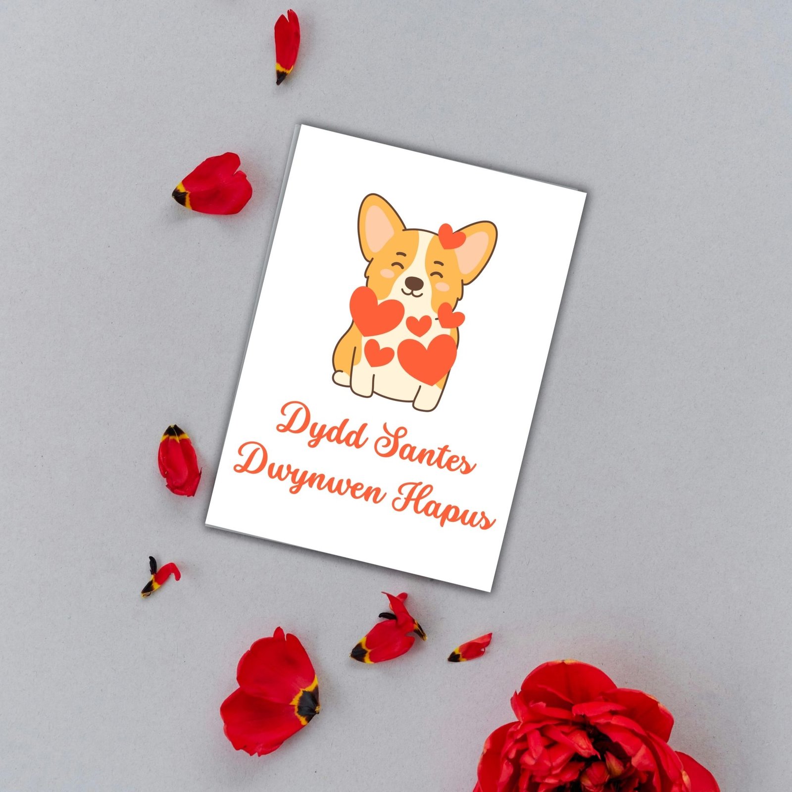 Dydd Santes Dwynwen Hapus – Welsh St Dwynwen’s Day Card - Image 5