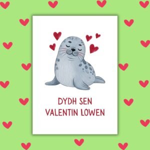 Dydh Sen Valentin Lowen – Cornish (Kernewek) Language Valentine’s Card
